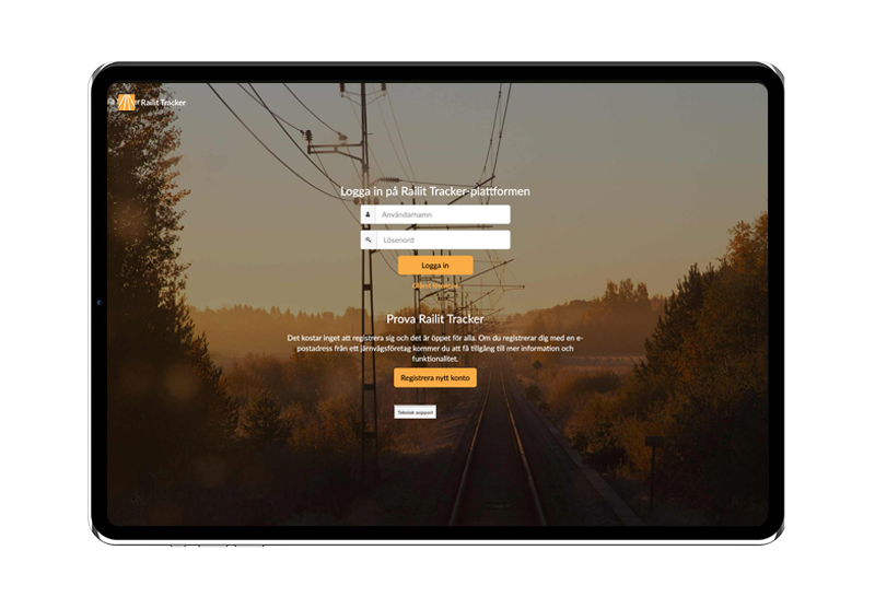 screen-tracker-platform-login Railit Tracker loginpage